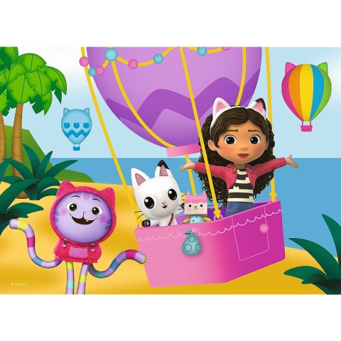 Puzzle - 20 miniMaxi - Kolorowy dzień Gabi - Koci Domek Gabi - Trefl 56041 Trefl Puzzle