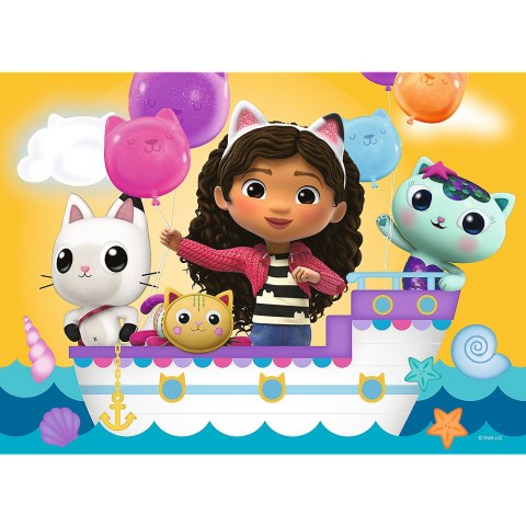 Puzzle - 20 miniMaxi - Kolorowy dzień Gabi - Koci Domek Gabi - Trefl 56041 Trefl Puzzle