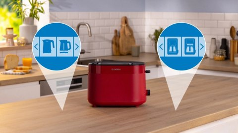 Toster MyMoment TAT2M124 czerwony Bosch