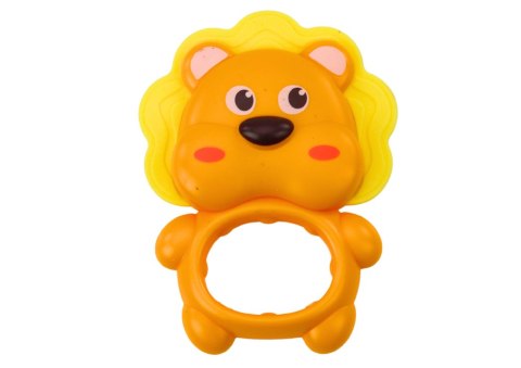 Zestaw Grzechotek Gryzaków Zwierzątka Kolorowe Pastelowe 4 Szt LEAN TOYS