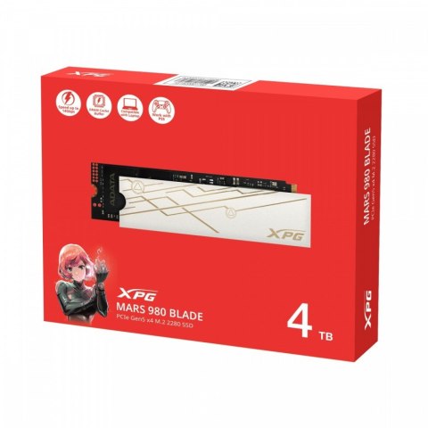 Dysk SSD XPG MARS 980 BLADE 4TB PCIe 5x4 14/13 GB/s M2 Adata