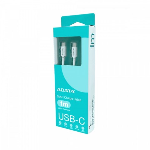 Kabel USB-C do USB-C 2.0/100W 100cm biały Adata