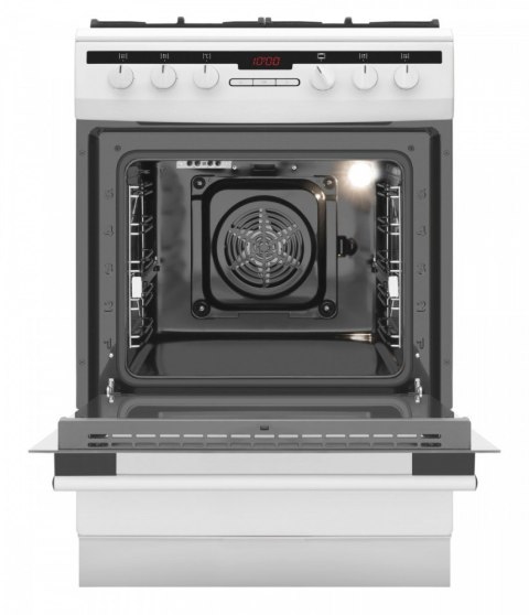 Kuchnia gazowo-elektryczna 617GEH3.33HZpTaDpA(W) PIZZA Amica