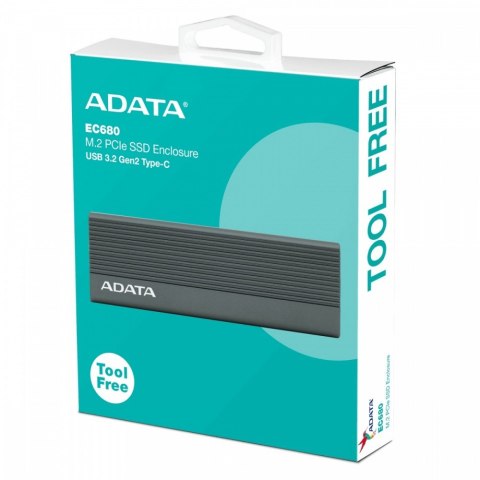 Obudowa zewnętrzna SSD M.2 EC680 USB3.2C 10Gbps Adata