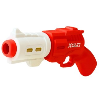 Pistolet Broń Na Miękkie Kulki Piankowe XGUN Czerwony 6 szt. LEAN TOYS