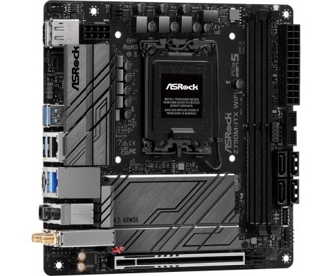 Płyta główna Z790M-ITX WIFI S1700 2DDR5 HDMI M.2 mITX ASRock