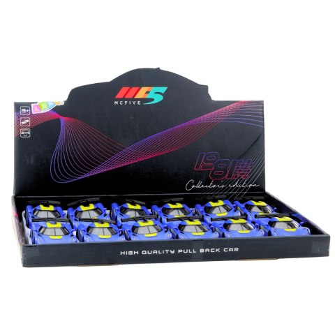 Samochód Wyścigowy Sportowy Metalowy Napęd Otwierane Drzwi Niebieski 1:32 LEAN TOYS