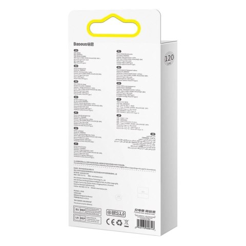 Kabel przewód 4w1 USB+USB-C do USB-C / iPhone Lightning / micro USB 1.2m - czarny BASEUS