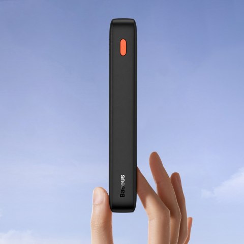 Powerbank 20000mAh Airpow 20W z kablem USB-A - USB-C 50cm - czarny BASEUS