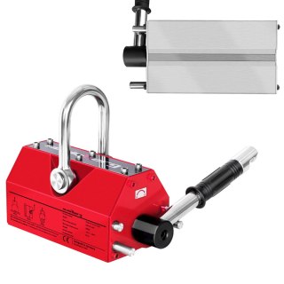 Ręczny podnośnik chwytak magnetyczny do blach i profili do 600kg Steinberg Systems