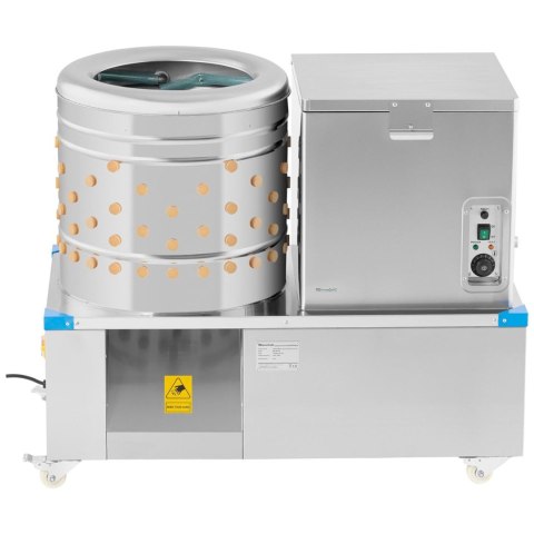 Skubarka oparzalnik do drobiu kurczaków indyków 2w1 bęben śr. 55 cm 55 l 3.3 kW WIESENFIELD