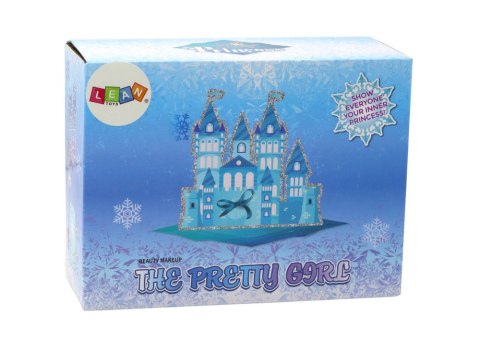 Zestaw Kosmetyków w Kuferku Do Makijażu Paznokci Korona Niebieski LEAN Toys