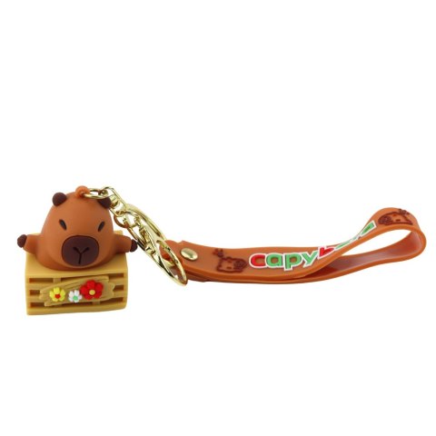Brelok Figurka Kapibara Zawieszka Karabińczyk Kółko Mix LEAN Toys