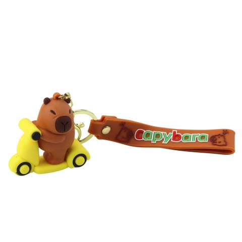 Brelok Figurka Kapibara Zawieszka Karabińczyk Kółko Mix LEAN Toys
