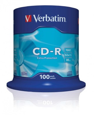 CD-R 52x 700MB 100P CB DL Ex Prot 43411 Verbatim