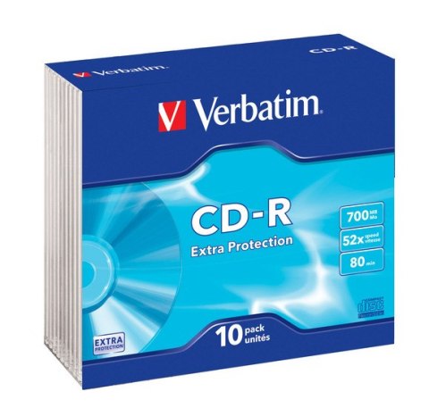 CD-R 52x 700MB 10P SL DLP 43415 Verbatim