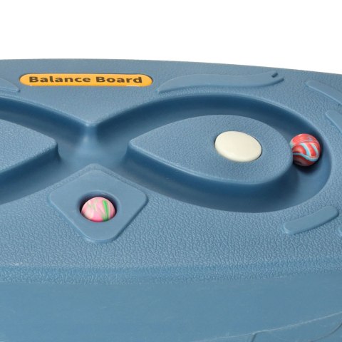 Deska do balansowania bujania równoważnia z labiryntem bujak balansowy dla dzieci granatowa Kik Sp. z o. o. Sp. k.