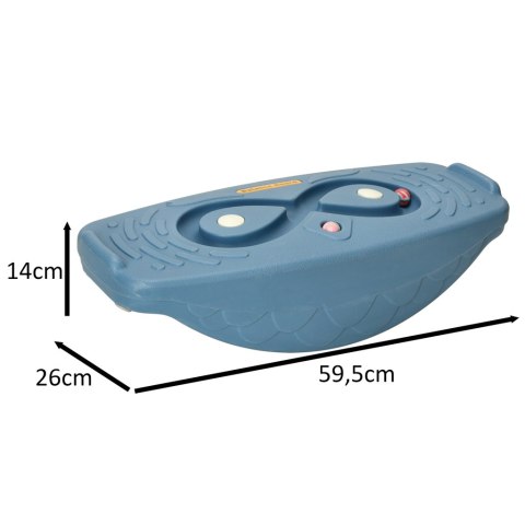 Deska do balansowania bujania równoważnia z labiryntem bujak balansowy dla dzieci granatowa Kik Sp. z o. o. Sp. k.