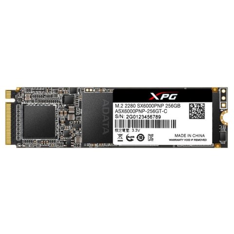 Dysk SSD XPG SX6000Pro 256GB PCIe 3x4 2.1/1.2 GB/s M2 Adata