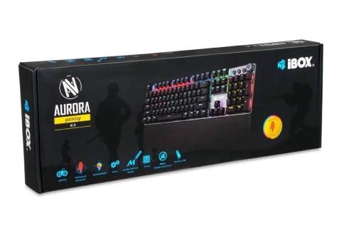 Klawiatura Aurora K-4 Gaming mechaniczna IBOX