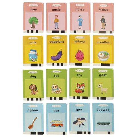 Nauka języka angielskiego czytnik kart do nauki słówek fiszki różowy Kik Sp. z o. o. Sp. k.