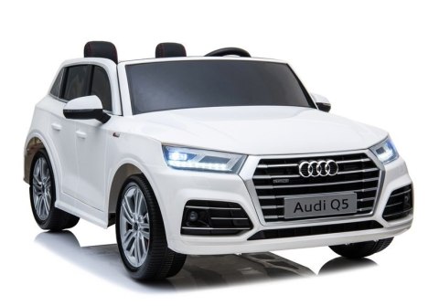 Pojazd na Akumulator Nowe Audi Q5 2-osobowe Białe LEAN CARS