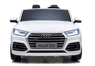 Pojazd na Akumulator Nowe Audi Q5 2-osobowe Białe LEAN CARS
