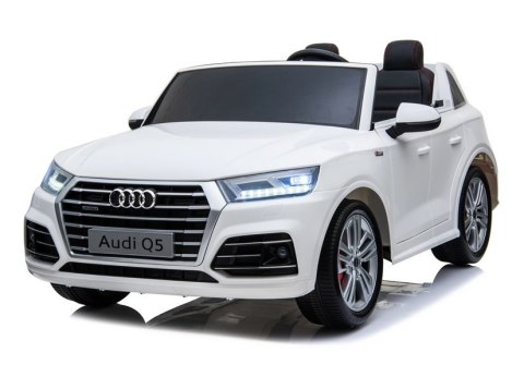 Pojazd na Akumulator Nowe Audi Q5 2-osobowe Białe LEAN CARS