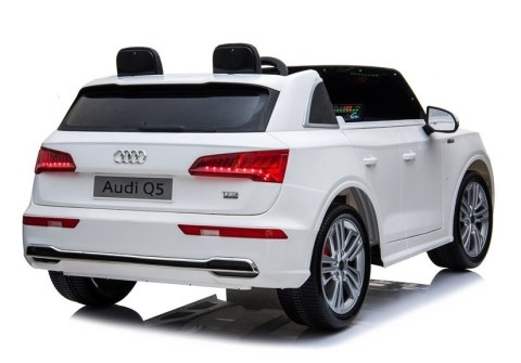 Pojazd na Akumulator Nowe Audi Q5 2-osobowe Białe LEAN CARS