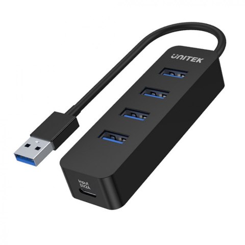 Hub USB-A; 4x USB-A 3.1; Aktywny; 10W; H1117A Unitek