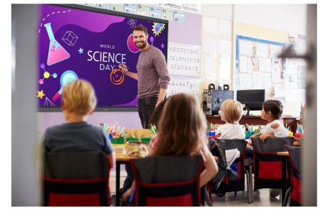 Monitor interaktywny 65 cali 5653RK 8GB RAM / 64 GB ROM, 2x 18W speaker + 2x 8W subwoofer, 8 mikrofonów, 50-finger mutitouch, ze Optoma