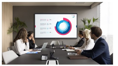 Monitor interaktywny 65 cali 5653RK 8GB RAM / 64 GB ROM, 2x 18W speaker + 2x 8W subwoofer, 8 mikrofonów, 50-finger mutitouch, ze Optoma