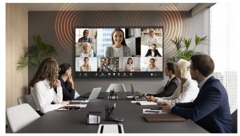 Monitor interaktywny 65 cali 5653RK 8GB RAM / 64 GB ROM, 2x 18W speaker + 2x 8W subwoofer, 8 mikrofonów, 50-finger mutitouch, ze Optoma