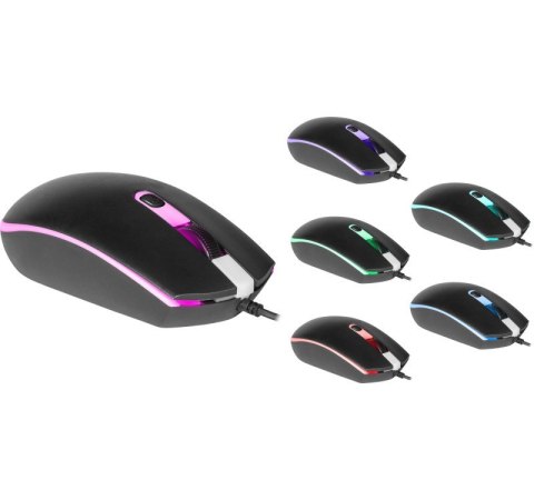 Mysz gamingowa DOT MB-986 optyczna 7 kolorów 1000dpi 4P Defender