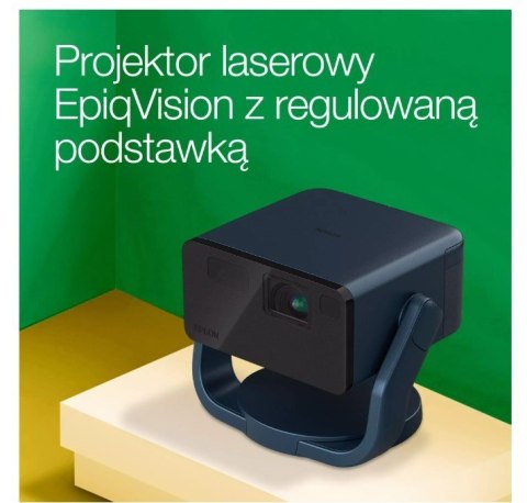 Projektor mini laser EF-22N niebieski z podstawą FHD/1000L/5m:1 Epson