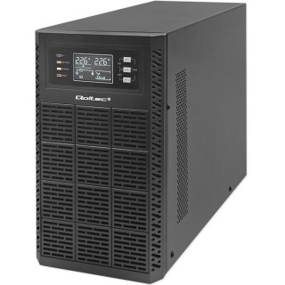 Zasilacz awaryjny UPS 3kVA | 3000W | Power Factor 1.0 | LCD | EPO| USB | On-line Qoltec