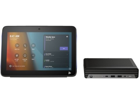 Zestaw podstawowy Studio G9 Plus dla komputera stacjonarnego Microsoft Teams HP Mini IP A3LU8AA POLY