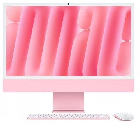 IMac 24 cale: M4 10/10, 16GB, 256GB SSD - Różowy Apple