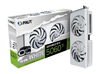 Karta graficzna GeForce RTX 5060 TI WHITE OC 16GB GDDR7 128bit 3DP/HDMI Palit