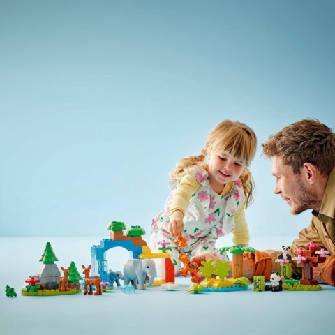Klocki DUPLO 10446 Rodziny dzikich zwierząt 3 w 1 LEGO
