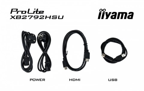 Monitor 27 cali XB2792HSU-B1 IPS,FHD,HDMI,DP,120Hz,350cd,4ms, cienkie ramki, 1500:1, ErP B, USB HUBx2 IIYAMA