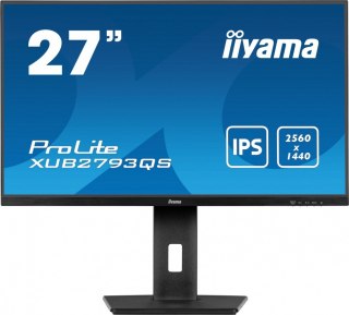 Monitor 27 cali XUB2793QS-B7,IPS,QHD,HAS(150mm),100Hz,300cd IIYAMA
