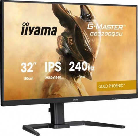 Monitor 32 cale GB3290QSU-B1 1ms,IPS,240Hz,2xHDMI,DP,400cd,1000:1, USB HUBx4, 2x2W, HAS, IIYAMA