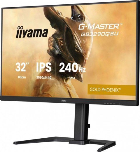 Monitor 32 cale GB3290QSU-B1 1ms,IPS,240Hz,2xHDMI,DP,400cd,1000:1, USB HUBx4, 2x2W, HAS, IIYAMA