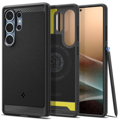 Etui case na Samsung Galaxy S25 Ultra Rugged Armor Mag - czarne SPIGEN