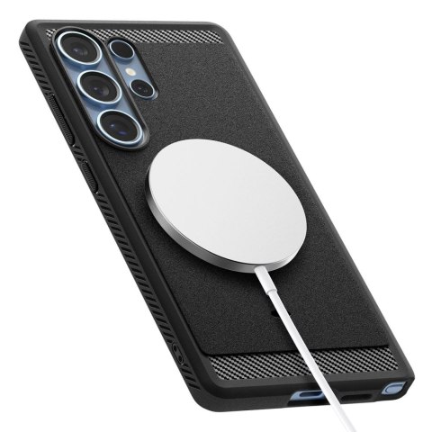 Etui case na Samsung Galaxy S25 Ultra Rugged Armor Mag - czarne SPIGEN