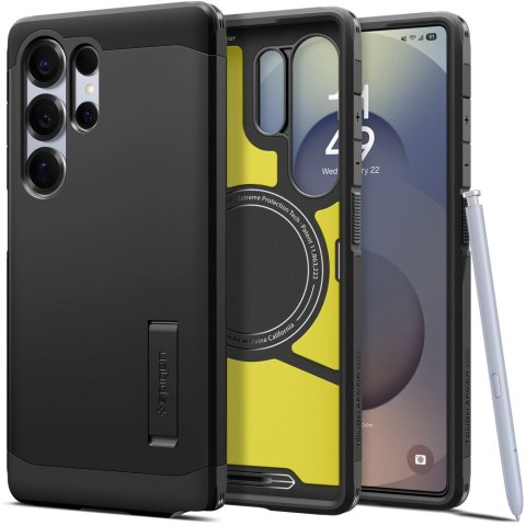 Etui case na Samsung Galaxy S25 Ultra Tough Armor MagSafe - czarne SPIGEN