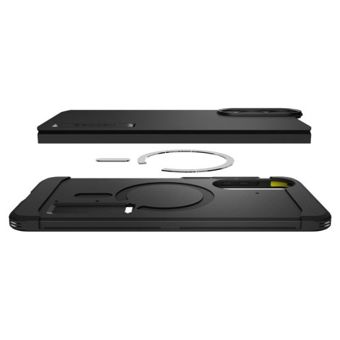 Etui ochronne na Samsung Galaxy S25 Edge Tough Armor MagSafe - czarne SPIGEN