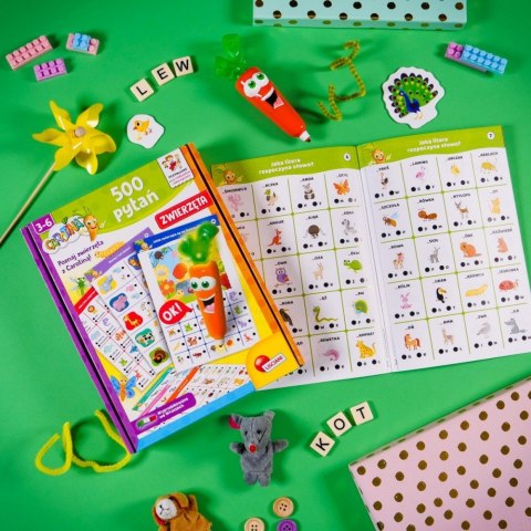 Gra Carotina 500 pytań - Zwierzęta Lisciani