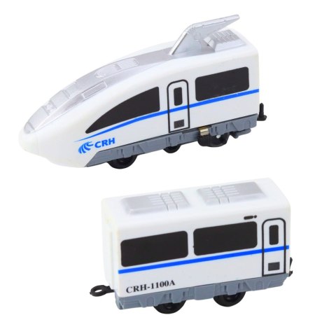 Pociąg Pośpieszny Elektryczny City Express Kolejka Tory 13 el. LEAN Toys